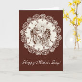 Kaffee und Liebe Karte (Gelbe Blume)