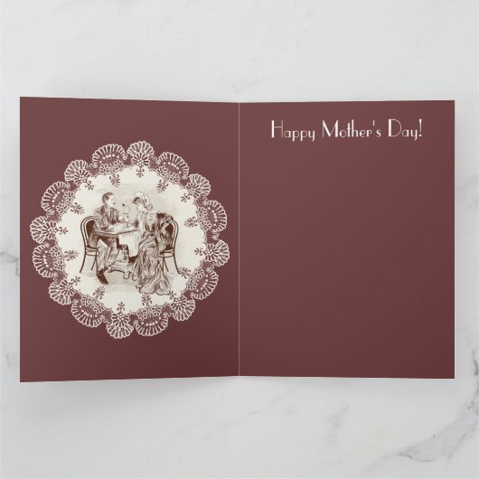 Kaffee und Liebe Karte (Innenseite)