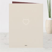 Kaffee und Liebe Karte (Rückseite)