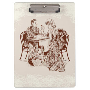 Kaffee und Liebe Klemmbrett