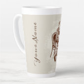 Kaffee und Liebe Milchtasse (Linke Ecke)