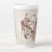 Kaffee und Liebe Milchtasse (Vorderseite)