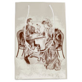 Kaffee und Liebe Mittlere Geschenktüte (Vorderseite)