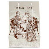 Kaffee und Liebe Mittlere Geschenktüte (Rückseite)