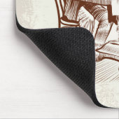 Kaffee und Liebe Mousepad (Ecke)