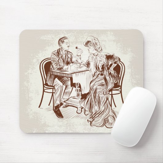 Kaffee und Liebe Mousepad (Mit Mouse)