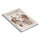 Kaffee und Liebe Notizblock (Rechte Seite)