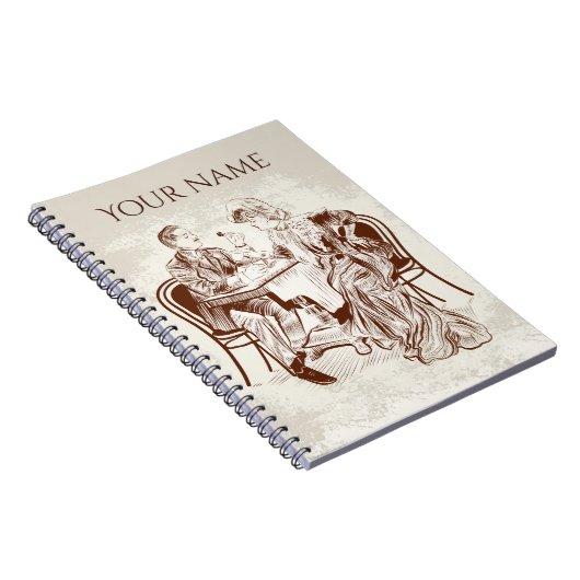 Kaffee und Liebe Notizblock (Rechte Seite)