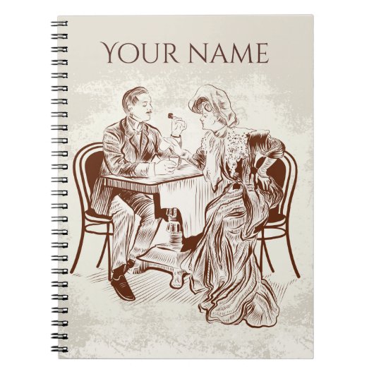 Kaffee und Liebe Notizblock (Vorderseite)