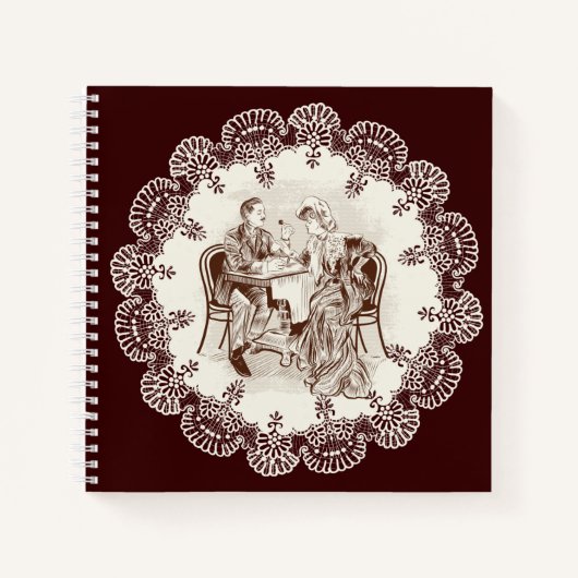 Kaffee und Liebe Notizbuch (Vorderseite)