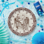 Kaffee und Liebe Pappteller (Party)