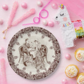 Kaffee und Liebe Pappteller (Party)