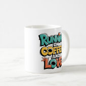 Kaffee und Liebe - Perfektes Geschenk Kaffeetasse (VorderseiteRechts)