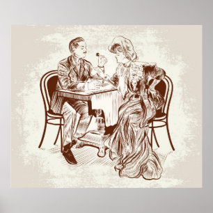 Kaffee und Liebe Poster