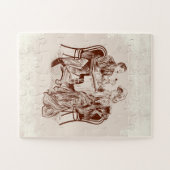 Kaffee und Liebe Puzzle (Horizontal)