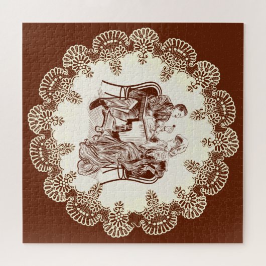 Kaffee und Liebe Puzzle (Horizontal)