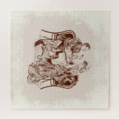 Kaffee und Liebe Puzzle (Horizontal)