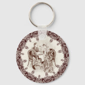 Kaffee und Liebe Schlüsselanhänger (Vorderseite)