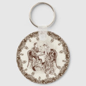 Kaffee und Liebe Schlüsselanhänger (Vorderseite)