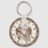 Kaffee und Liebe Schlüsselanhänger (Rückseite)