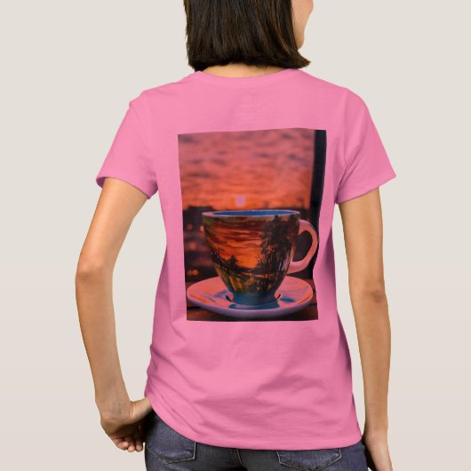 Kaffee und Liebe T-Shirt (Rückseite)