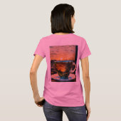 Kaffee und Liebe T-Shirt (Schwarz voll)