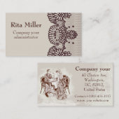 Kaffee und Liebe Visitenkarte (Vorne/Hinten)