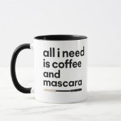 Kaffee und Mascara Tasse (Links)