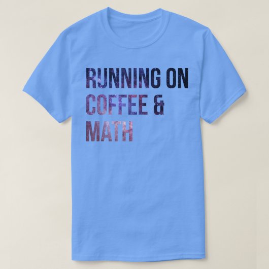Kaffee und Mathematik 1 T-Shirt (Design vorne)