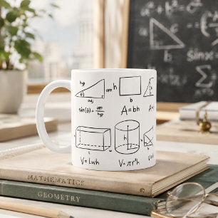 Kaffee und Mathematik lösen alle Probleme Kaffeetasse