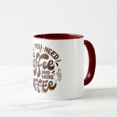 Kaffee und mehr Kaffee Tasse (VorderseiteRechts)