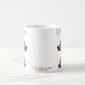 Kaffee und mein Doberman niedlich/Tasse personalis Kaffeetasse (Mittel)