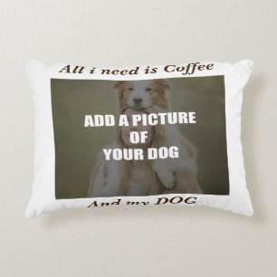 Kaffee und mein Hundebüt Kissen