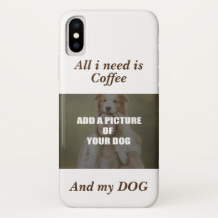 Kaffee und mein Hundebüt Kissen Case-Mate iPhone Hülle