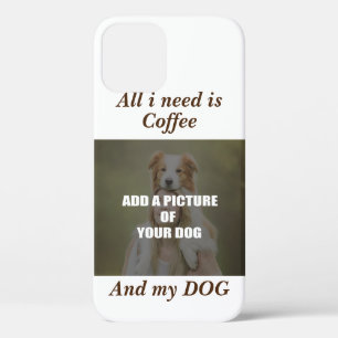 Kaffee und mein Hundebüt Kissen Case-Mate iPhone Hülle