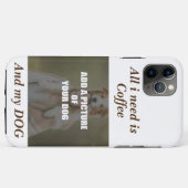 Kaffee und mein Hundebüt Kissen Case-Mate iPhone Hülle (Rückseite (Horizontal))