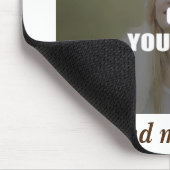 Kaffee und mein Hundebüt Kissen Mousepad (Ecke)