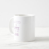 Kaffee und mein Jams2 Kaffeetasse (Vorderseite Links)