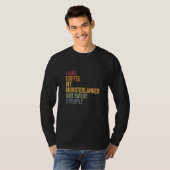 Kaffee und mein Münsterlander Münsterländer 3 Pers T-Shirt (Vorne ganz)