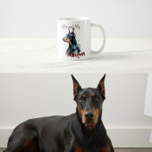 Kaffee und meine Doberman Blacks niedlich/Tasse pe Kaffeetasse
