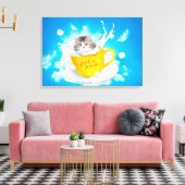 Kaffee und Milch Leinwanddruck (Insitu (Wohnzimmer))