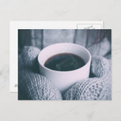 Kaffee und Mitt Postkarte (Vorne/Hinten)