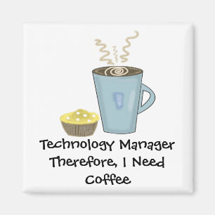 Kaffee und Muffin Magnet