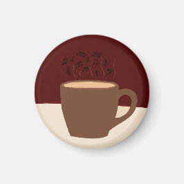 Kaffee und Musik - Kaffee-Cup mit musikalischer St Magnet