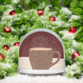 Kaffee und Musik - Kaffee-Cup mit musikalischer St Schneekugeln (Weihnachten)