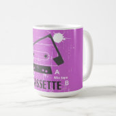 Kaffee und Musik Kaffeetasse (VorderseiteRechts)