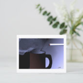 Kaffee und Nikotin Postkarten Druck von JHT (Stehend Vorderseite)