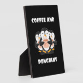 Kaffee und Pinguine Fotoplatte (Seite)