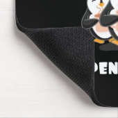 Kaffee und Pinguine Mousepad (Ecke)
