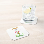 Kaffee und Pizza Untersetzer (Vor Ort)